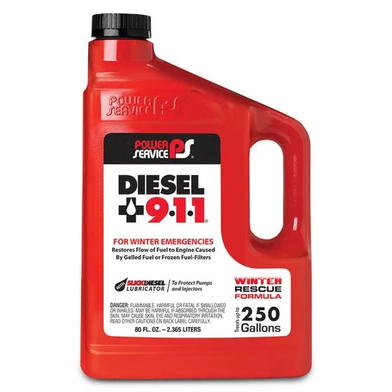 Diesel 9-1-1 Winter Formula Fuel Additive 64 Ounce Bottle