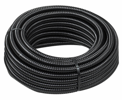 Reinforced Black Pond Tubing, 3/4 In. X 20 Ft. For Optimal Water Flow