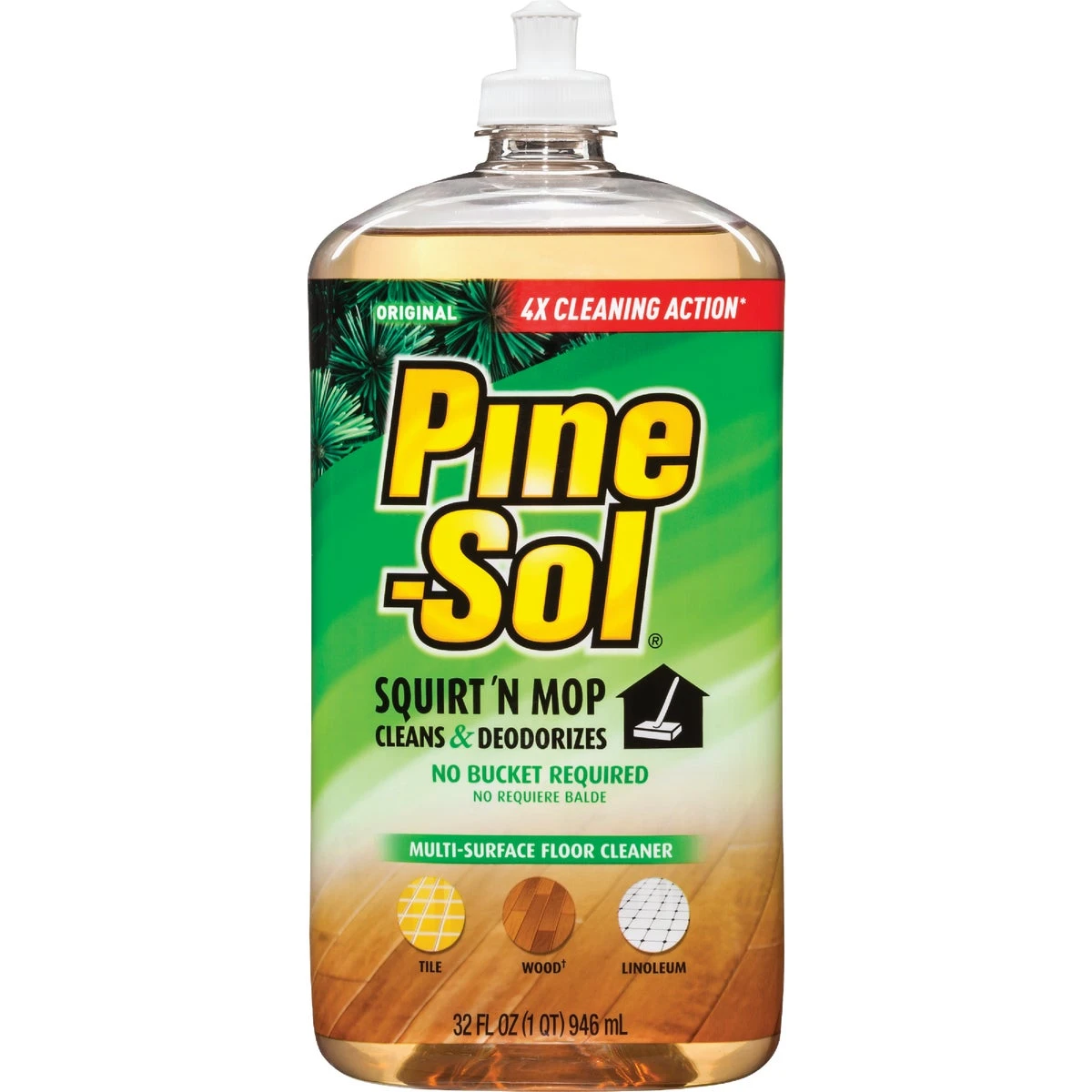 32 Oz. Squirt 'n Mop Wood & Multi-surface Floor Cleaner - Versatile & Efficient