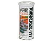 2451 14.5 Ounce Rubberized Plastic Coating In Black For Safety And Protection