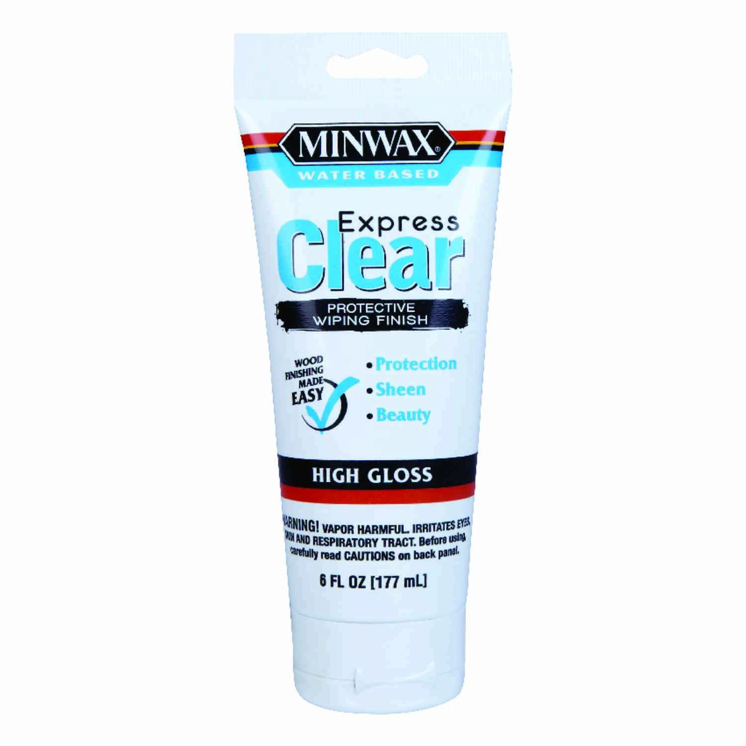 Express Color High-gloss Clear Latex Wiping Stain And Finish 6 Ounce