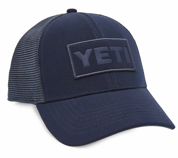 Navy On Navy Patch Trucker Hat - Stylish And Durable Headwear
