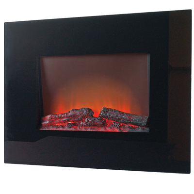 26-inch Wall-mount Electric Fireplace With Firebox