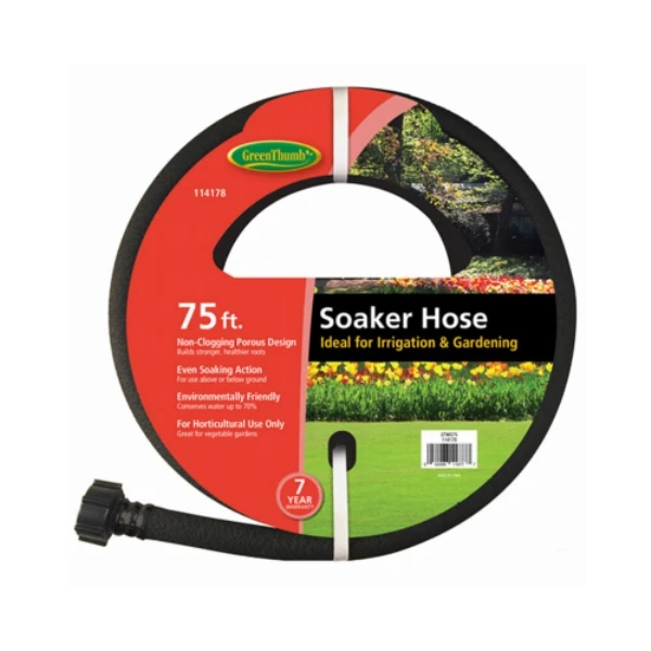 75 Ft. Green Thumb Soaker Hose For Efficient Watering