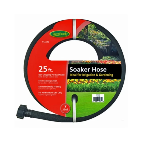 25 Ft. Green Thumb Soaker Hose For Efficient Watering And Irrigation
