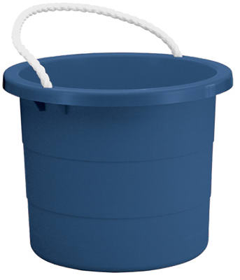 5-gallon Heavy-duty Rope Handle Bucket For Easy Carrying And Versatile Use