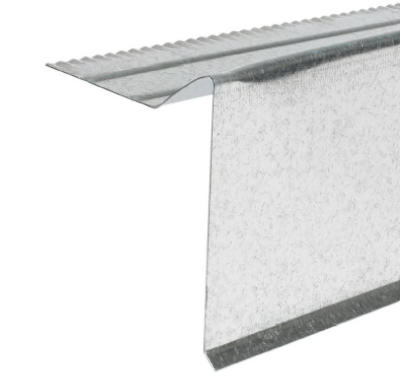 -1/2 Galvanized Gravel Stop For Roof Edges And Drainage