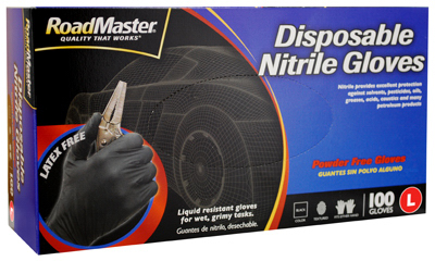 Vinyl Industrial Work Gloves, Disposable, Powder-Free, L, 100-Ct.