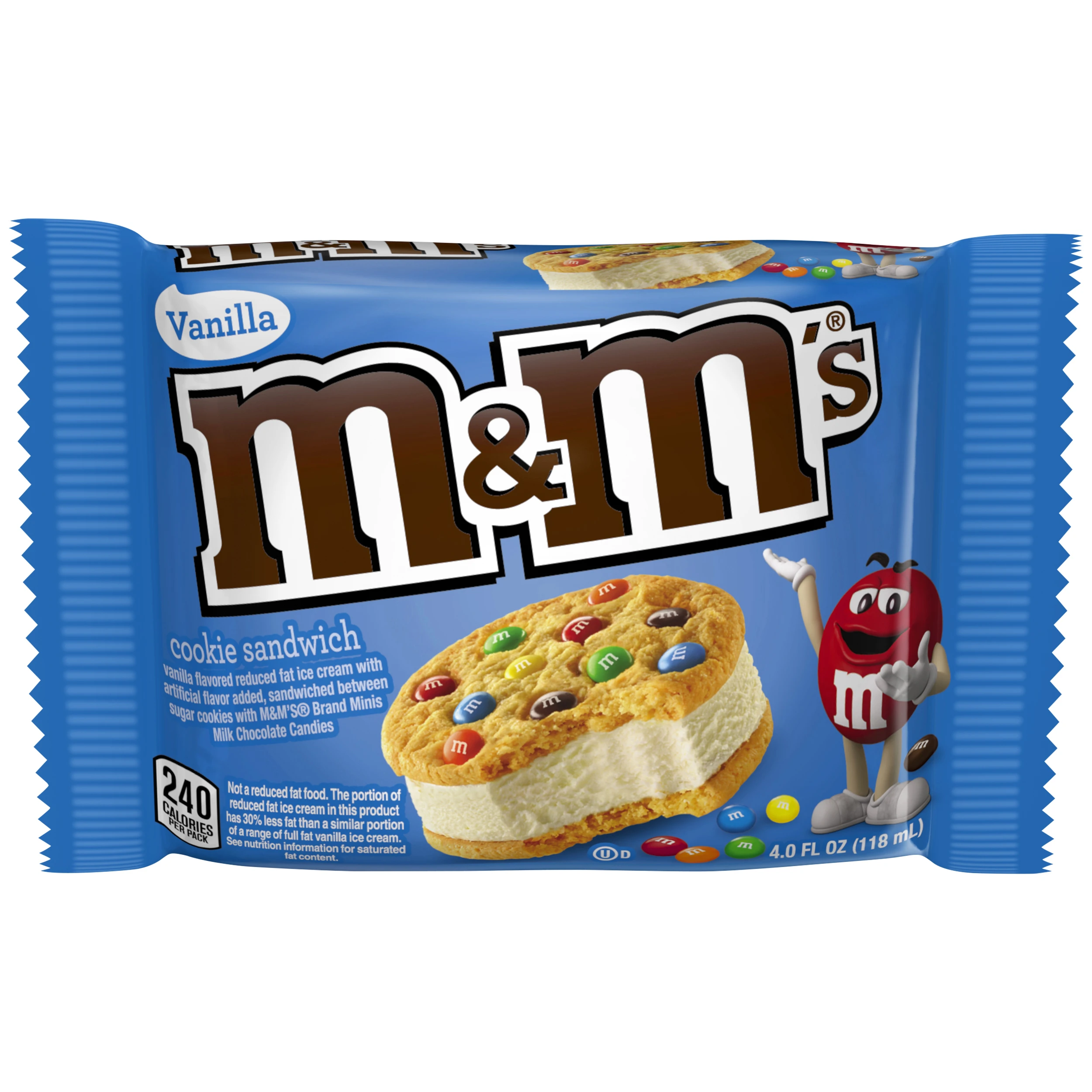 M&m's Vanilla Ice Cream Cookie Sandwich - Delicious Treat For All Ages