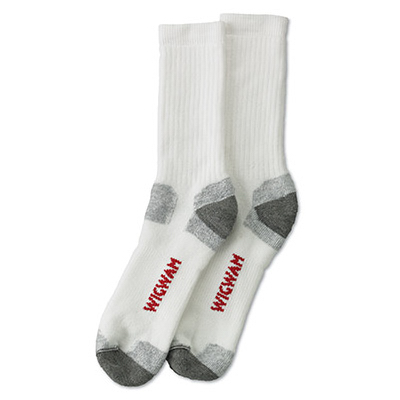 Rigger Work Socks, White, Large, Model F1369-051-lg