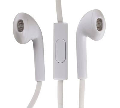 Hp180 Earpod-shaped White Ear Buds Headphones With Superior Sound Quality