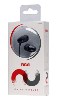Hp159bk Stereo Ear Buds Headphones In Black - Comfortable And Stylish