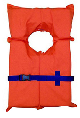 Universal Size Orange Floatation Vest For Safety And Comfort