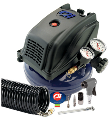 Pancake Air Compressor, 125 Psi, 1-gallon Capacity