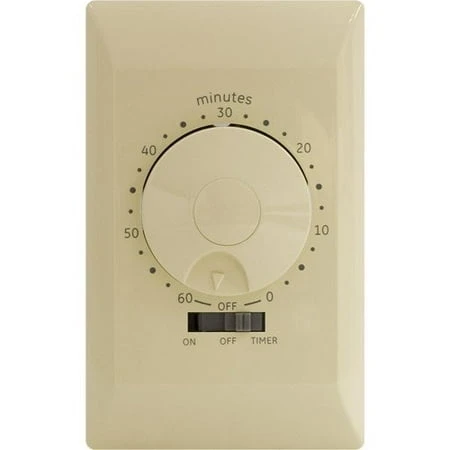 15081 60-minute Mechanical Switch Timer In Ivory For Home Automation