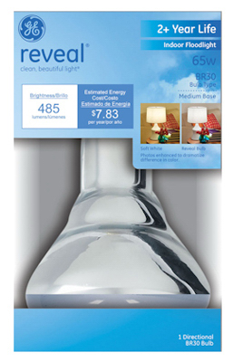 Reveal 65-watt Halogen Floodlight Bulb - Model 75414