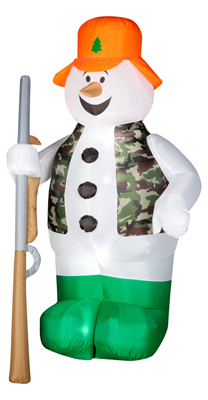 AIR BLOWN HUNT SNOWMAN