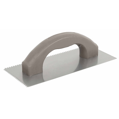 Notched Mastic Trowel, 9.5 X 4.5 Inches For Tile Installation