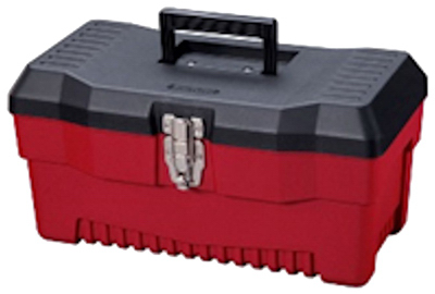 Multi-purpose Tool Box, Black/red, 16-inch Storage Solution
