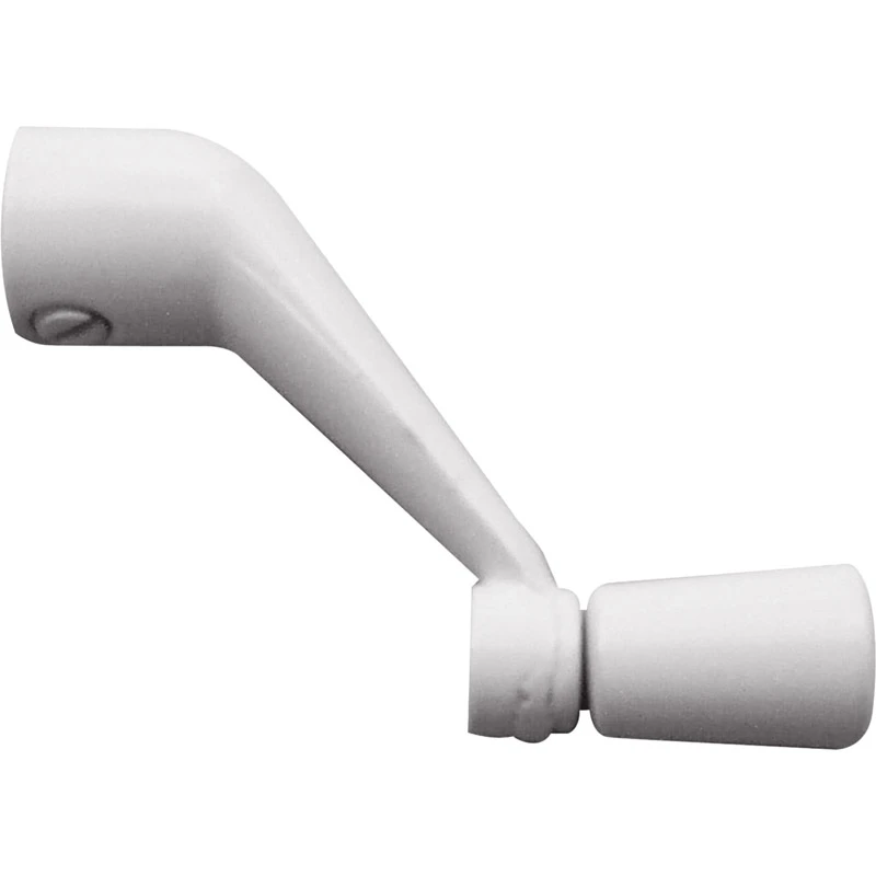 Prime-line Painted White Zinc Single-arm Casement Operator Crank Handle Model 17240-2-w
