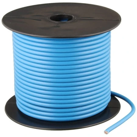 55671623 12-gauge Primary Wire Bulk Spool, 100 Feet, Blue