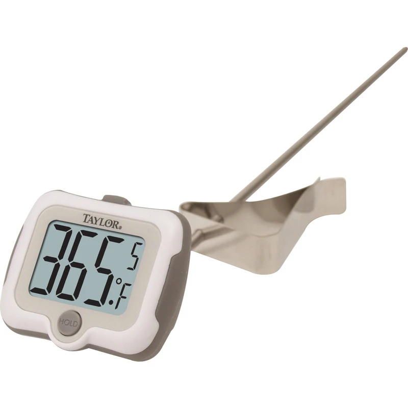 Instant Read Digital Candy Thermometer With Adjustable Head And Stainless Steel Probe