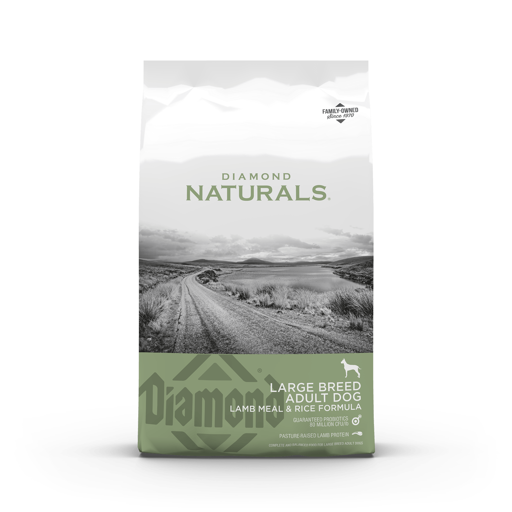Naturals Large Breed Dog Food With Lamb And Rice, 40 Pounds