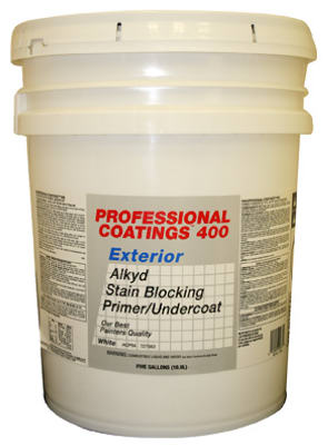 5-gallon White Exterior Alkyd Primer For Durable Surface Preparation