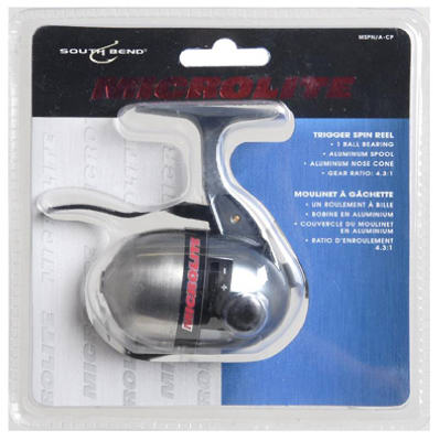 Microlite Trigger Spincast Reel, Aluminum Construction, Model Mlsp/a-cp