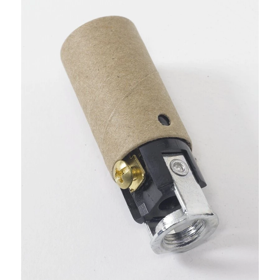 CANDELABRA BASE SOCK W/SCR TRM