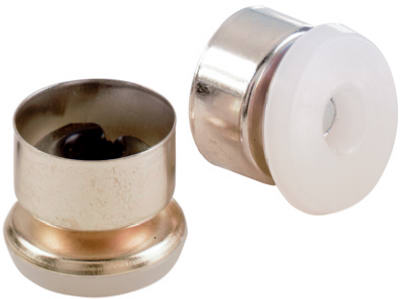 4-Pack 1/2-Inch Brass Swivel Glides