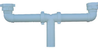 Pvc Pipe Fittings Center Outlet Continuous Waste 1.5 X 16 Inch