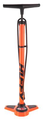 Performance Floor Pump With Ergonomic Handle And Pressure Gauge