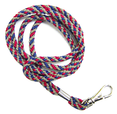 18 Inch Black Rope Lanyard - Model Lan-114 For Versatile Use