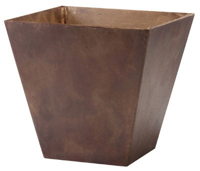 Teak Planter, 6-inch Square For Indoor And Outdoor Use