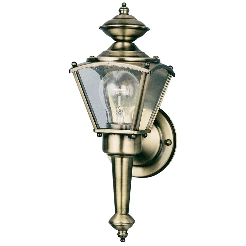 Antique Brass Led Wall Lantern, Model 66963, 1-light, 13.5 In Height