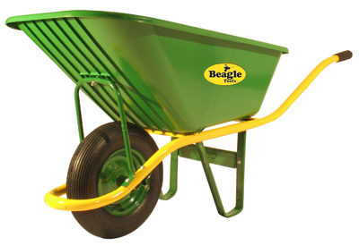 Lightweight Poly Wheelbarrow, 5 Cubic Feet Capacity, Model Ho-5p