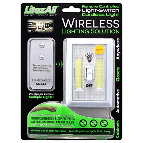 Wireless COB LED Light Switch with 200 Lumens Brightness