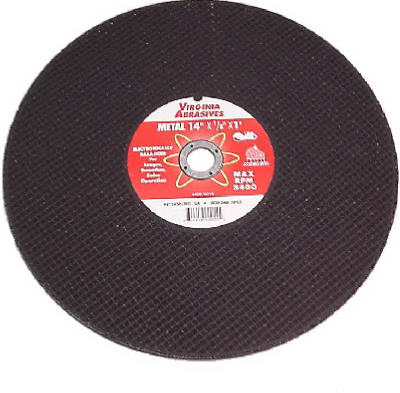 Cut Off Wheel 14 Inch Diameter by 1/8 Inch Thickness with 20 Millimeter Arbor Hole