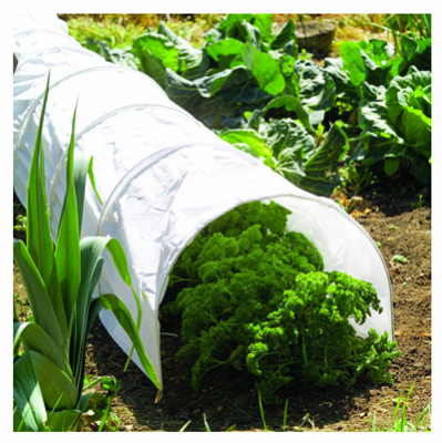 Garden Grow Tunnel, White Polythene, 18-inch X 10-foot, Model 7684