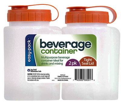 16 Ounce Juice Bottle - Set Of 2 - Easy Pack Model 8091