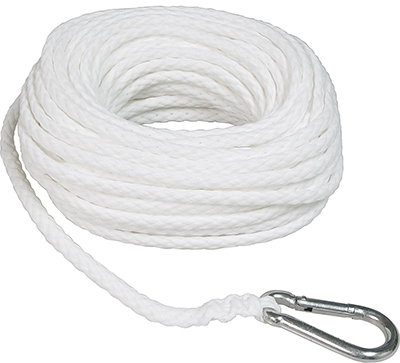3/8 Inch X 100 Feet White Anchor Line - Durable And Versatile