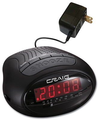 Cr45329b Alarm Clock Radio With Dual Alarm And Fm Radio