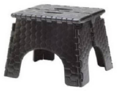 Fold Step Stool, Compact Design, Assorted Colors, Model 101-6as