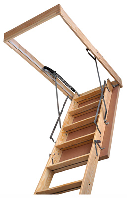 Folding Attic Stairway 30" X 54" X 8'-9" Insulated Door, R-10