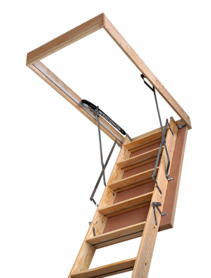 Folding Attic Stairway 30" X 54" X 10'-0" Insulated Door, R-10