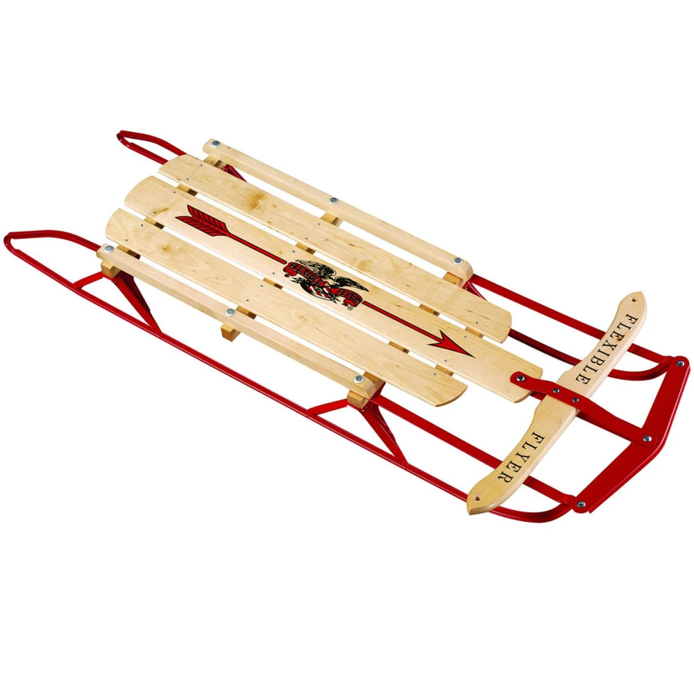 42" Steel Runner Sled For Winter Fun And Adventure