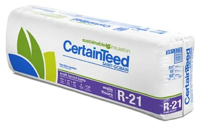 991375 R21 Kraft Faced Batt Insulation 5.50 X 15 X 93 In.