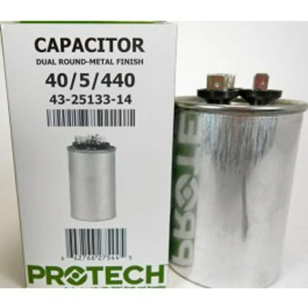 Oem Rheem Capacitor 5 + 40 Microfarad 440 Volt For Hvac Systems