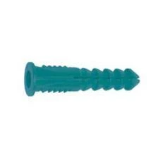 Triplegrip Plastic Screw Anchors No. 6-8, 1 Inch Length, 50 Count